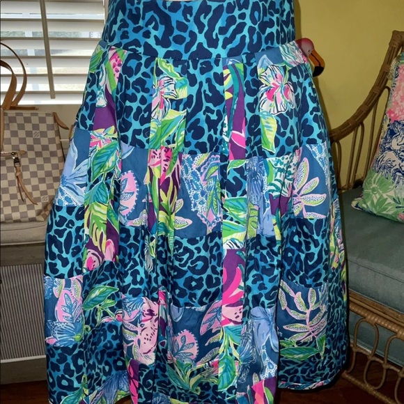 Lilly Pulitzer NWT Bryant Skirt Pop Up Lilly's Party Patch Size 2,14,16 - Picture 2 of 13